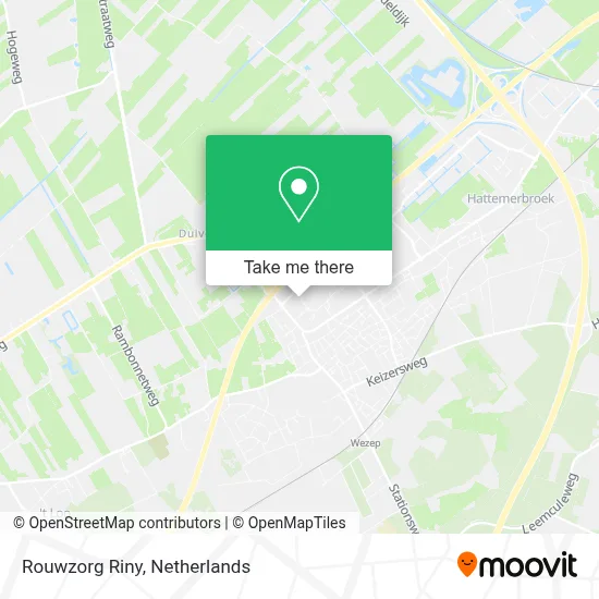 Rouwzorg Riny map