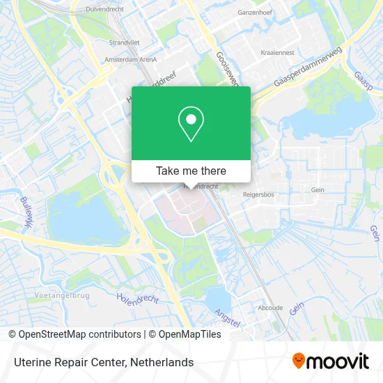 Uterine Repair Center map