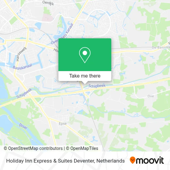 Holiday Inn Express & Suites Deventer map