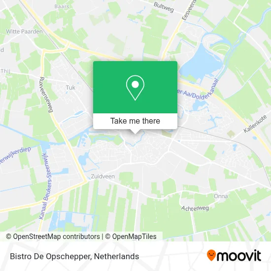 Bistro De Opschepper map