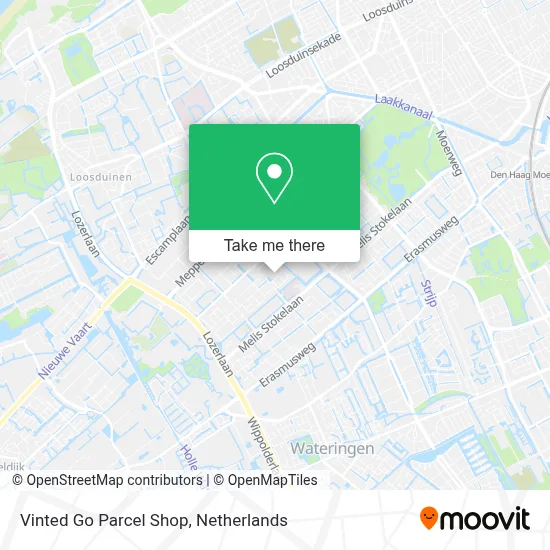 Vinted Go Parcel Shop Karte