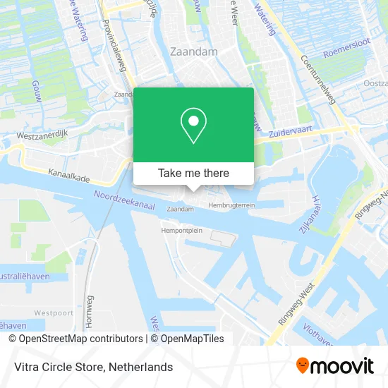Vitra Circle Store map