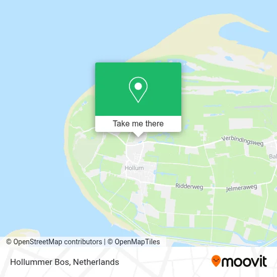 Hollummer Bos map