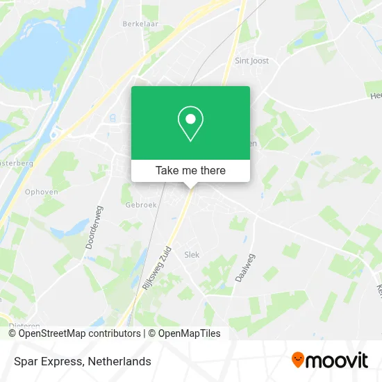 Spar Express map