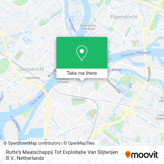 Rutte's Maatschappij Tot Exploitatie Van Slijterijen B.V. Karte