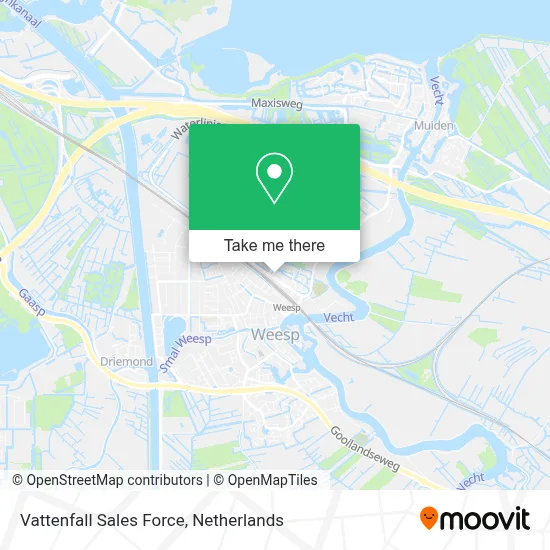 Vattenfall Sales Force map