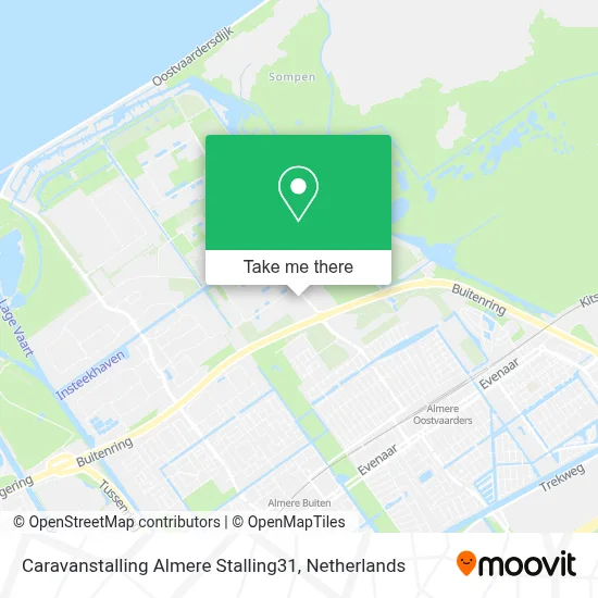 Caravanstalling Almere Stalling31 map