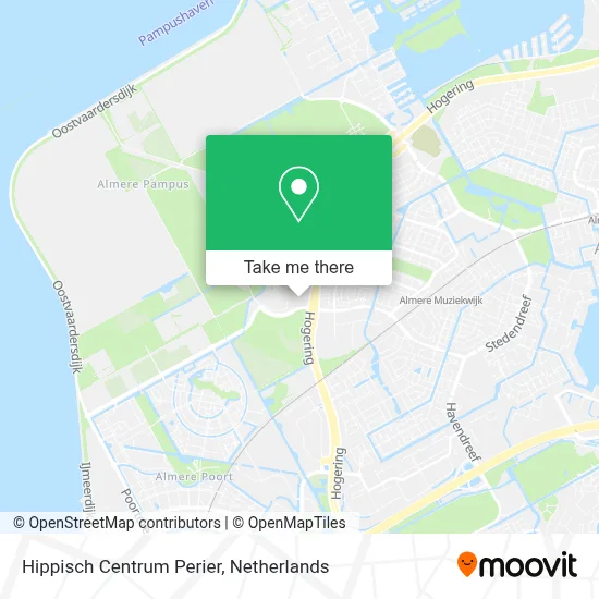 Hippisch Centrum Perier map