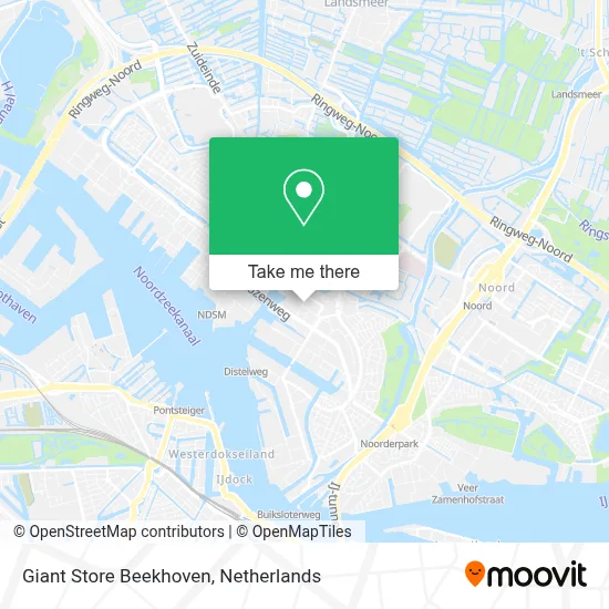 Giant Store Beekhoven map