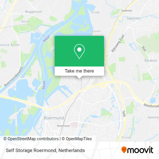 Self Storage Roermond map