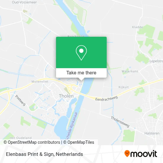 Elenbaas Print & Sign map
