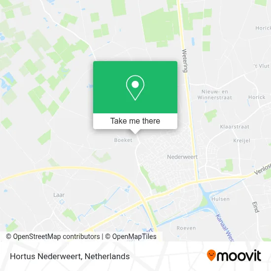 Hortus Nederweert map