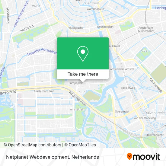 Netplanet Webdevelopment Karte