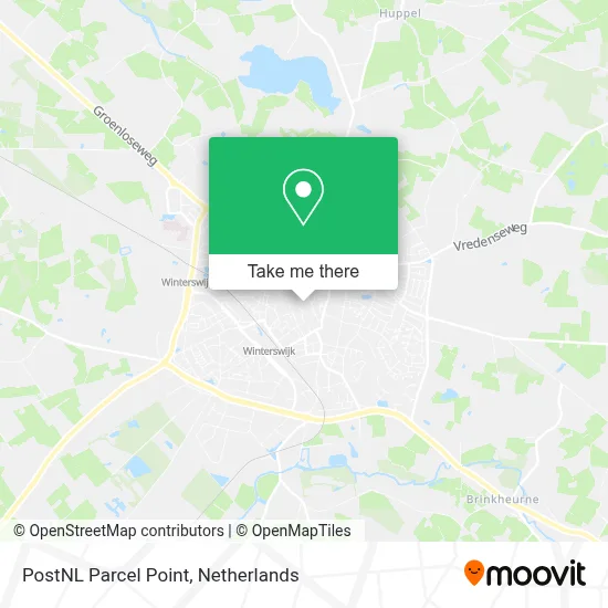 Postnl Pakketpunt map