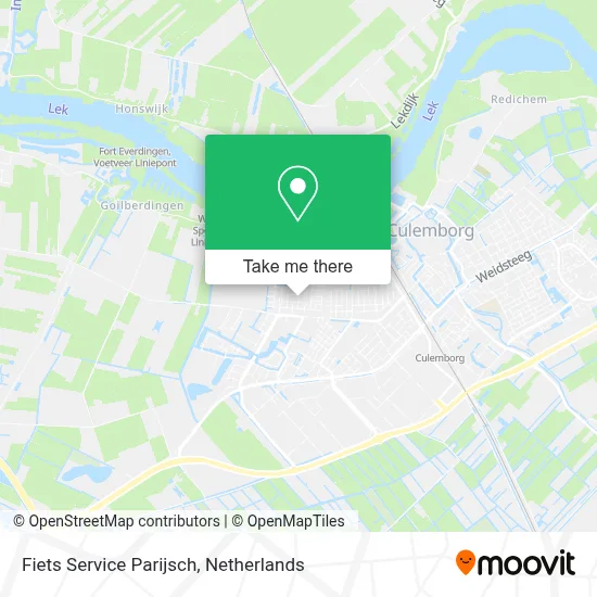 Fiets Service Parijsch map