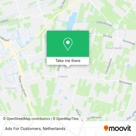 Ads For Customers map