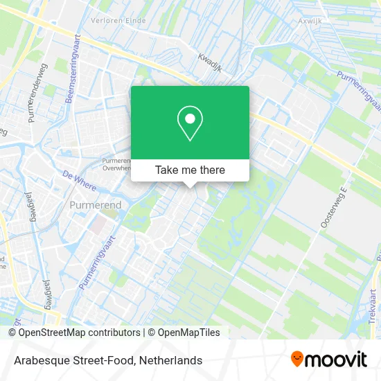 Arabesque Street-Food map