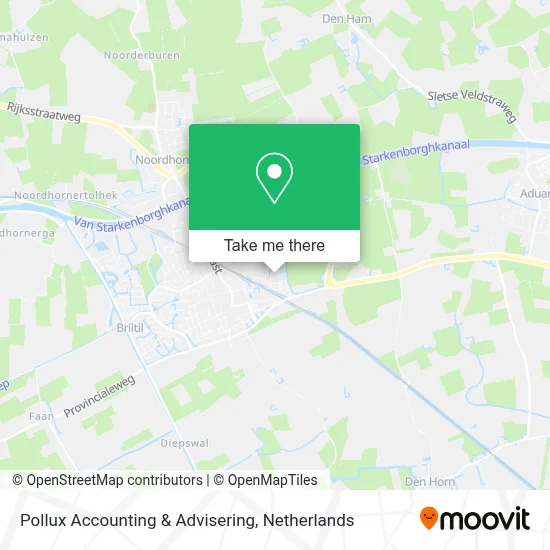 Pollux Accounting & Advisering map