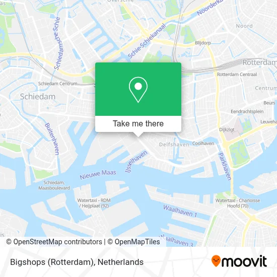 Bigshops (Rotterdam) map
