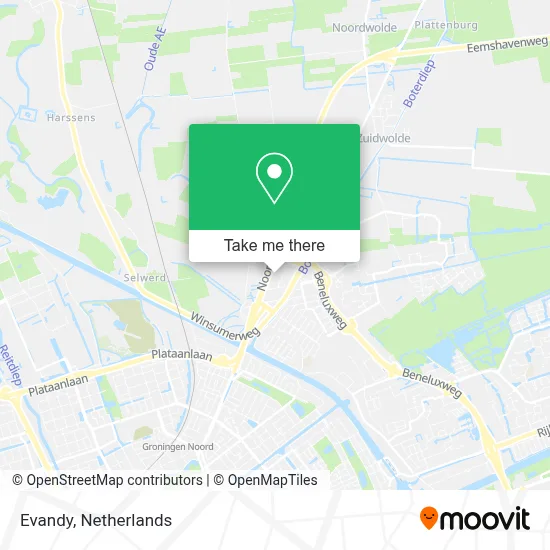 Evandy map
