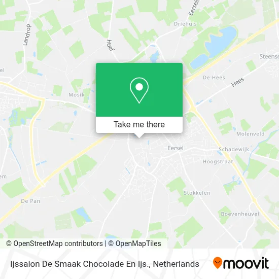 Ijssalon De Smaak Chocolade En Ijs. map