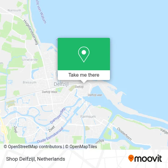 Shop Delfzijl map