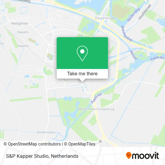 S&P Kapper Studio map