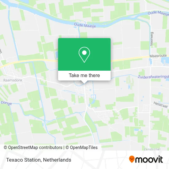 Texaco Station map