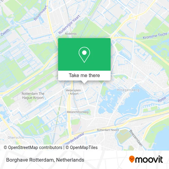 Borghave Rotterdam map
