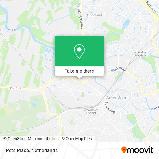 Pets Place map