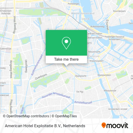 American Hotel Exploitatie B.V. map