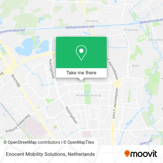 Enocent Mobility Solutions map
