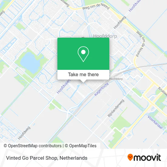 Vinted Go Parcel Shop Karte