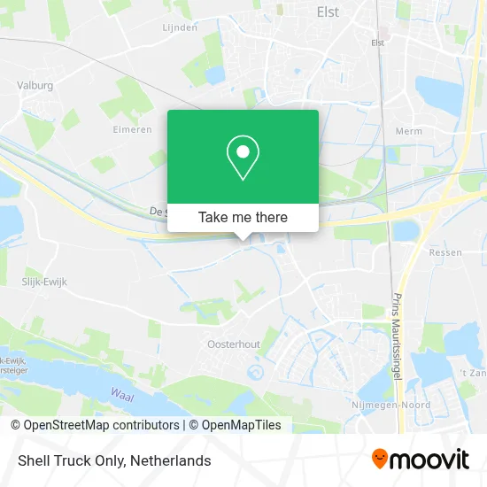 Shell Truck Only map