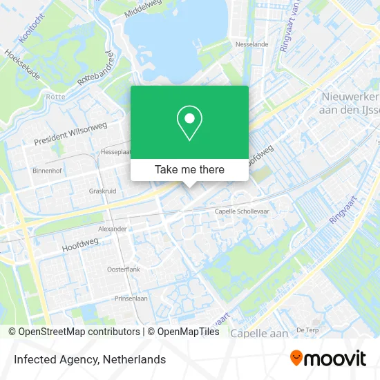 Infected Agency map