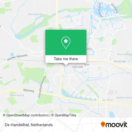 De Handelhal map