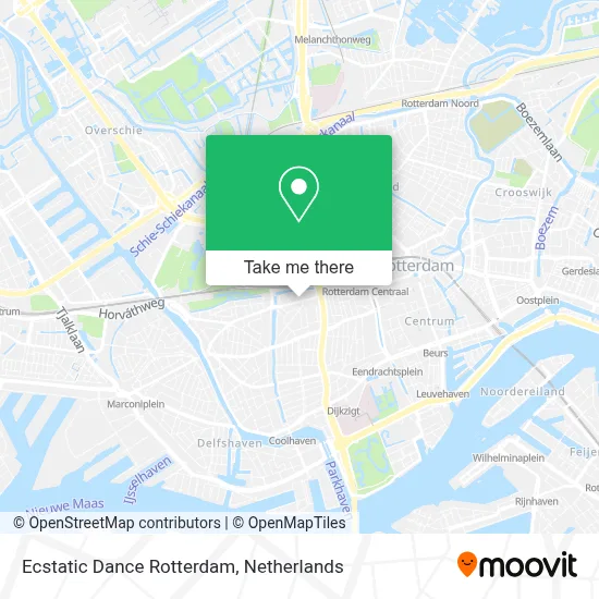 Ecstatic Dance Rotterdam map