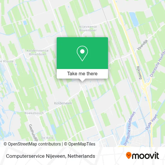 Computerservice Nijeveen map