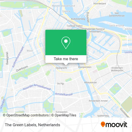 The Green Labels map