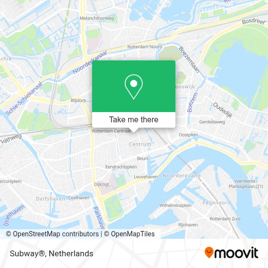 Subway® map