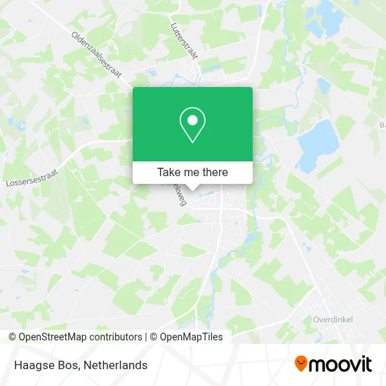 Haagse Bos map