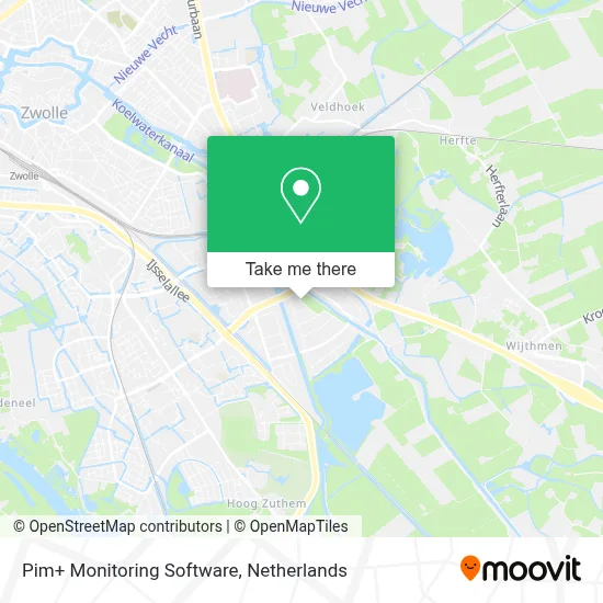 Pim+ Monitoring Software map
