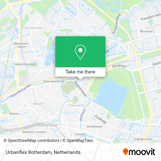 Urbanflex Rotterdam map
