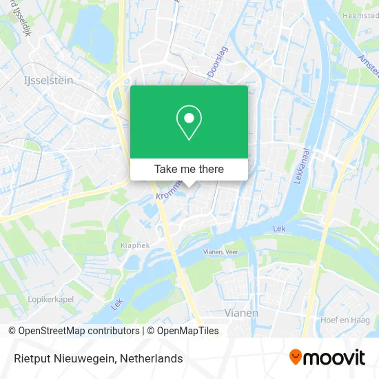 Rietput Nieuwegein map