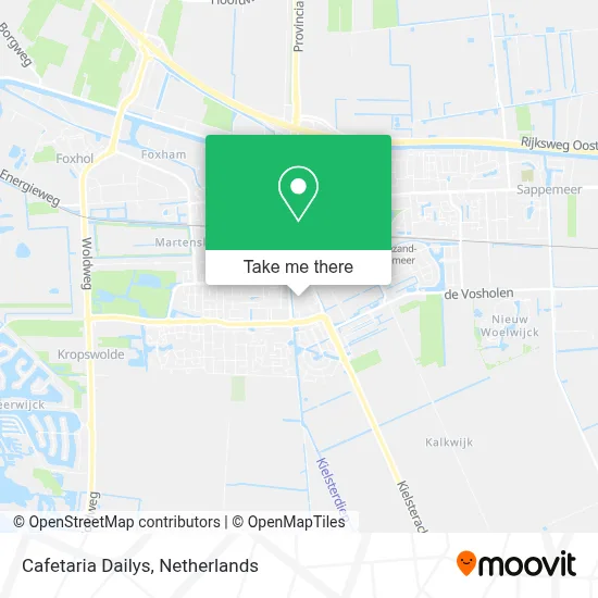Cafetaria Dailys map