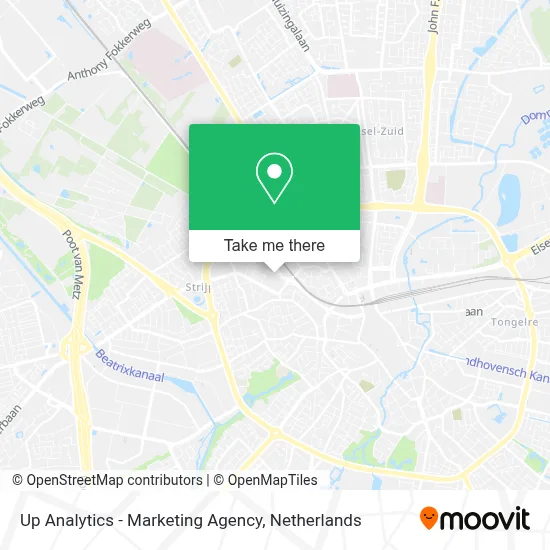 Up Analytics - Marketing Agency map