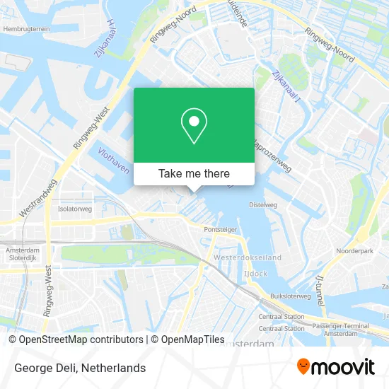George Deli map
