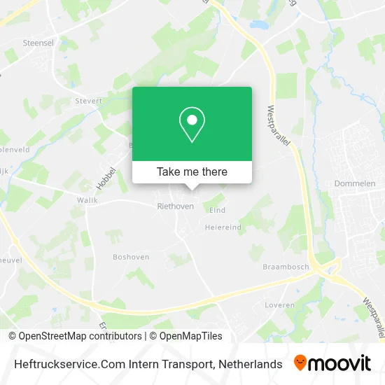 Heftruckservice.Com Intern Transport map