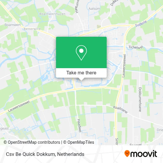 Csv Be Quick Dokkum map