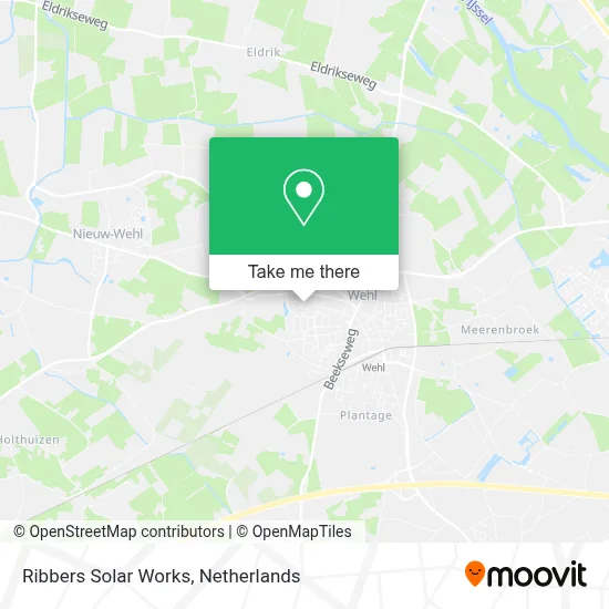 Ribbers Solar Works map
